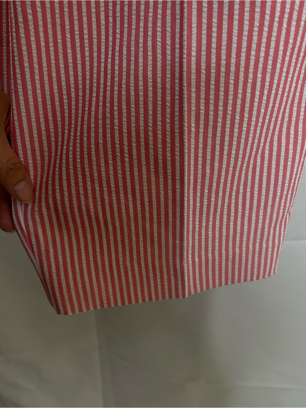 Alfred Dunner Women’s Red White Striped Pull-On Pants Size 18W Made in USA - Picture 5 of 11